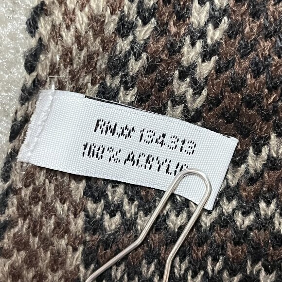 Artsy Aztec Geometric Pattern Poncho With Tassels Boho ONE Size Fits Most - Picture 5 of 6